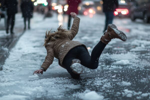 What to Do When You Slip and Fall on an Icy Sidewalk